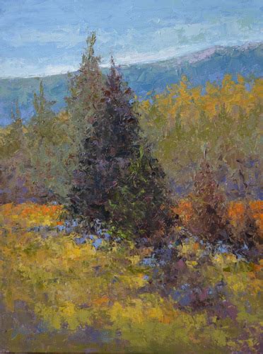 Daily Painters Of Colorado Autumn On The Way Original Oil Landscape