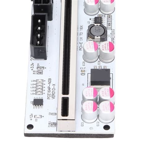 EAS Carte Adaptateur GPU PCI E Carte Adaptateur Riser PCIE 8 Structures