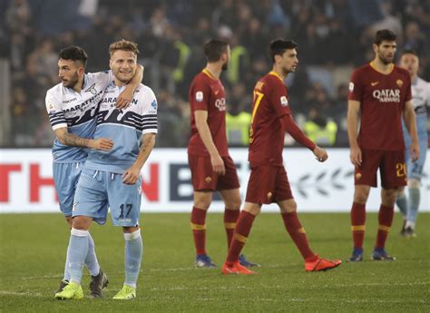 Lazio Beats Roma 3 0 To Boost Champions League Chances AP News