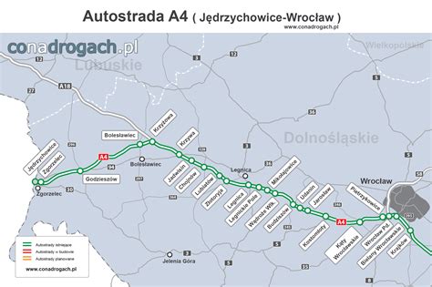 Autostrada A4 Zjazdy Mapa Kraków Mapa