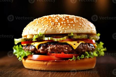 Fast Food Fat Sandwich Meat Food Burger Snack Hamburger Beef Fast