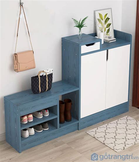 Tủ giày gỗ MDF thiết kế đẹp GHS-51097 | Shoe storage cabinet with doors ...