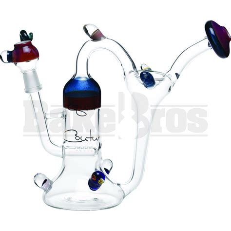 Liquid Glass Wp Recycler Funnel Inline Perc Cartoon Design 9 Clear Ma