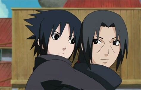 Sasuke, Itachi, Uchiha brothers, young, childhood, piggyback; Naruto | Uchiha, Itachi, Sasuke