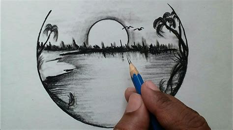 Pencil Shading Drawings Nature