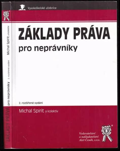 Z Klady Pr Va Pro Nepr Vn Ky Michal Spirit Vydavatelstv A