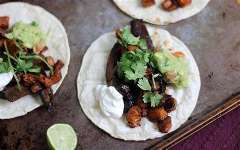 Marinated Mushroom Sweet Potato Tacos Myfitnesspal