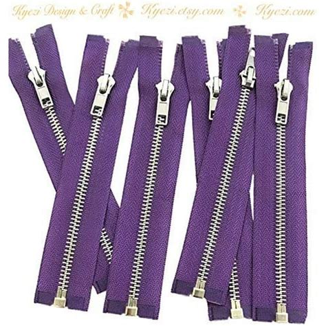 3 Inch 36 Inch Silver Separating Jacket Zippers 5 Teeth Zippers Y