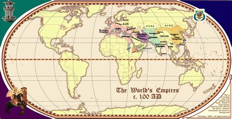 World's Empires c. 100 AD - JohoMaps