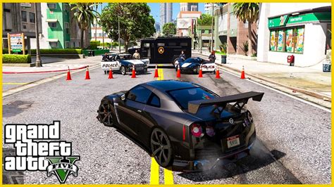 GTA V FUGA DA POLÍCIA DE NISSAN GTR R35 DO RENATO GARCIA GTA 5 MODS