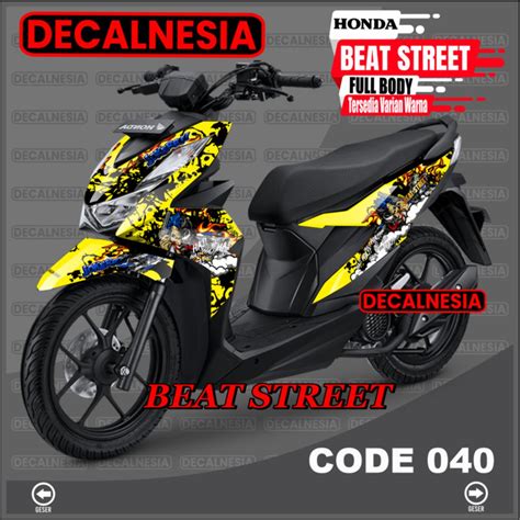 Jual Decal Stiker Beat Street New 2023 2021 2022 Full Body Sticker