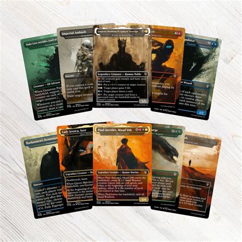 Mtg Proxy Commander Starter Pack Kenrith Dune Politics Pack