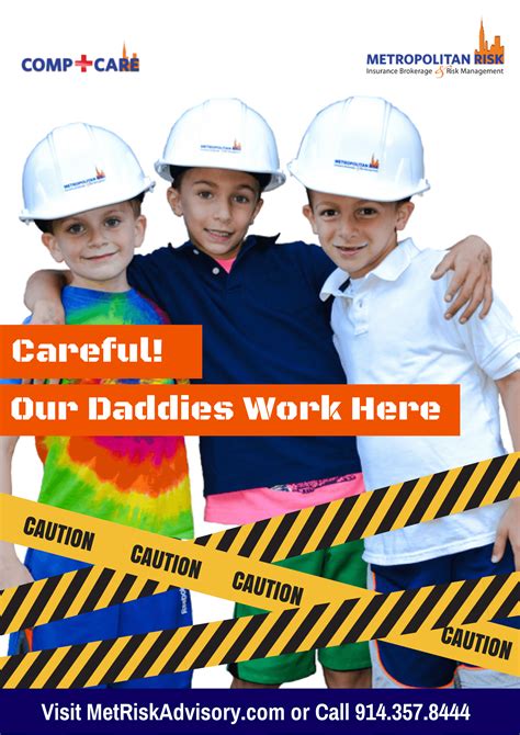 The "Careful Our Daddies Work Here" Site Safety Posters Are Here