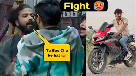 Babu Bhaiya And Tahlka Ke Bich Fight Ho Gayi 🥵 Krishana Vlog ⁠ ⁠ Theuk07rider Youtube