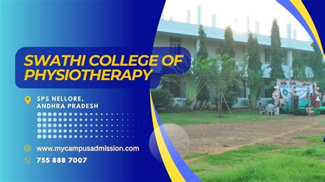 Swathi College Of Physiotherapy Nellore Physiotherapy Colleges In