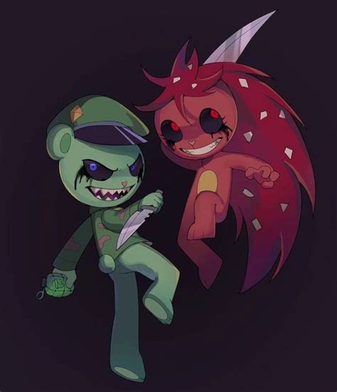 Happy Tree Friends Amnesia Fliqpy Y Flaky Happy Tree Friends Happy