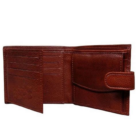 Male Bi Fold High Quality Real Leather Men S Wallets Brown Card Slots