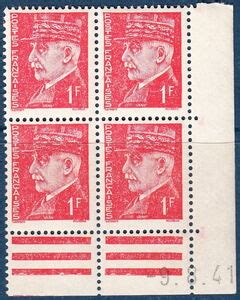 Stamp Marshal Philippe P Tain France Marshal P Tain Yt