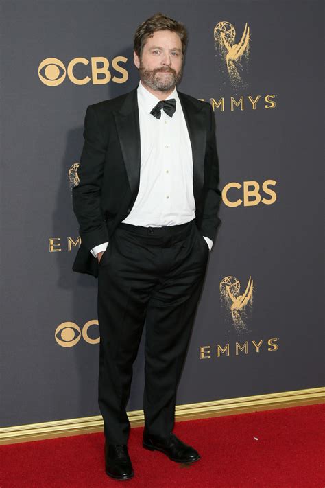 Zach Galifianakis Shows Off Weight Loss On The Emmys Red Carpet Who