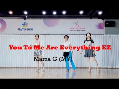 You To Me Are Everything EZ Linedance Demo Beginner ARADONG Linedance