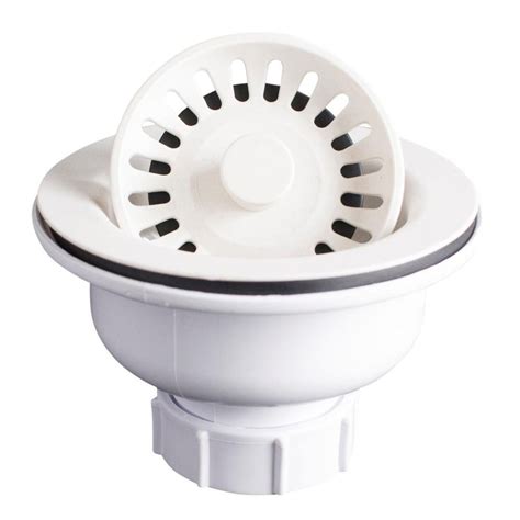 Karran Plastic Basket Strainer, White, QBSWH – The Sink Boutique