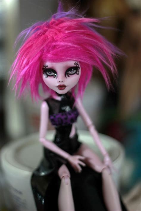 Razzmatazz Ooak Draculaura Monster High Art Doll Repaint By Alyssia