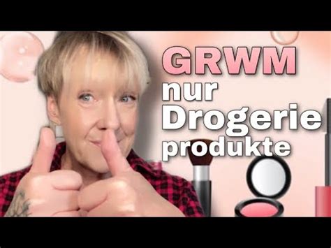 GRWM nur mit Drogerieprodukten Ü50 Ü60 YouTube