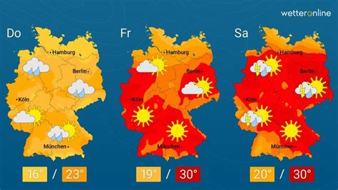 Deutschlandwetter Am Wochenende schwülwarm Gabot de