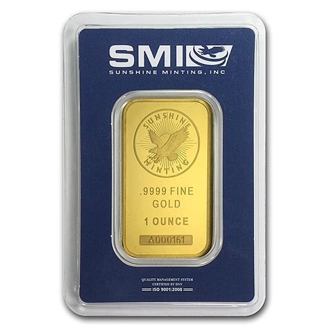 Buy 1 Oz Sunshine Minting Gold Bullion Bar Pre Owned