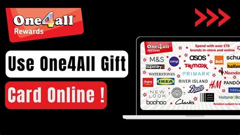 How To Use One All Gift Card Online Youtube