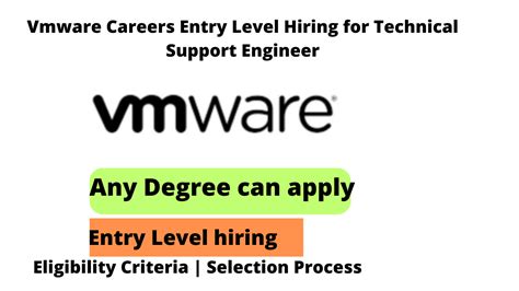 Vmware Careers Entry Level Hiring For Technical Support Engineer Seekajob