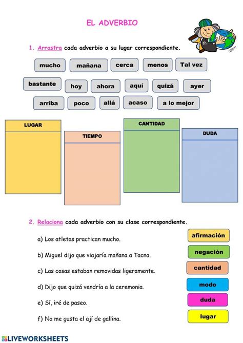 601906 El Adverbio Lissettsanchez Liveworksheets