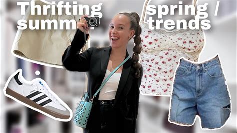 THRIFTING SPRING SUMMER 2023 TRENDS TRY ON HAUL I The Reality Of