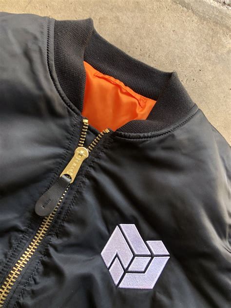 Alpha Industries Ma 1 Reversible Bomber Jacket Size S Gem