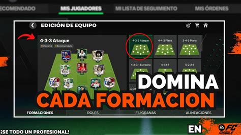 COMO JUGAR LAS 3 MEJORES FORMACIONES DE TODO FC 24 MOBILE YouTube