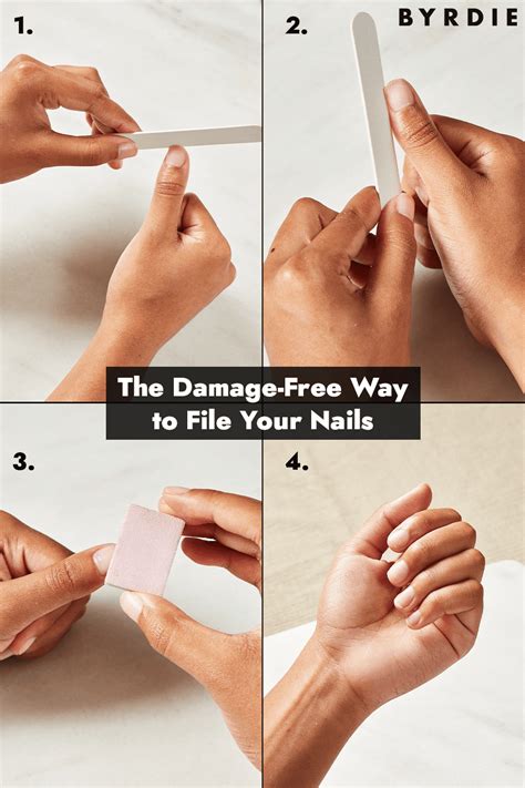 How To File Nails Safely For The Most Meticulous At Home Mani