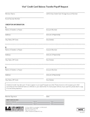 Fillable Online Visa Balance Transfer Form Aeafcu Org Fax Email Print