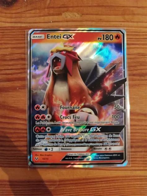 Carte Pok Mon Entei Gx Soleil Et Lune L Gendes Brillantes Sl