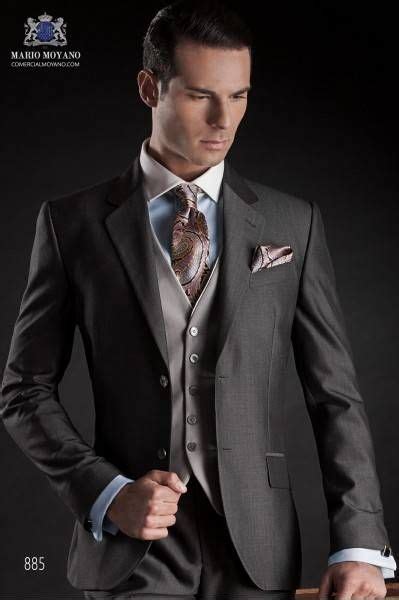 Bespoke Gray Wedding Suit Style 885 Mario Moreno Moyano Traje De