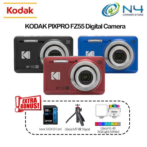 Kodak Pixpro Fz55 Friendly Zoom Fz55 16mp Digital Camera With 5x