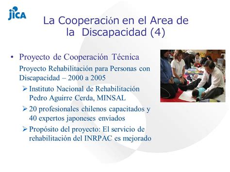 La Cooperaci ó n en Chile en el Ambito de la Discapacidad Agencia de