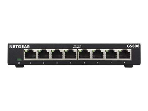 Netgear 8 PORT GIGABIT ETHERNET UNMANAGED SWITCH GS308