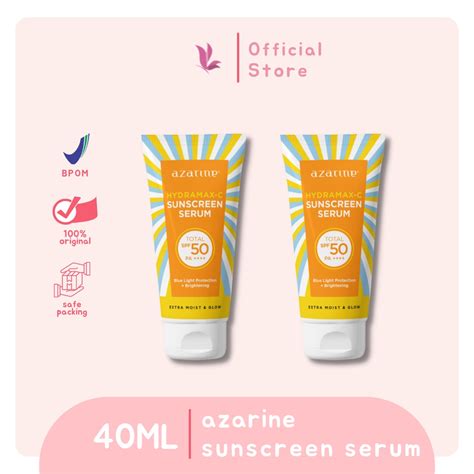 Jual Azarine Hydramax C Sunscreen Serum Spf Pa Ml Shopee