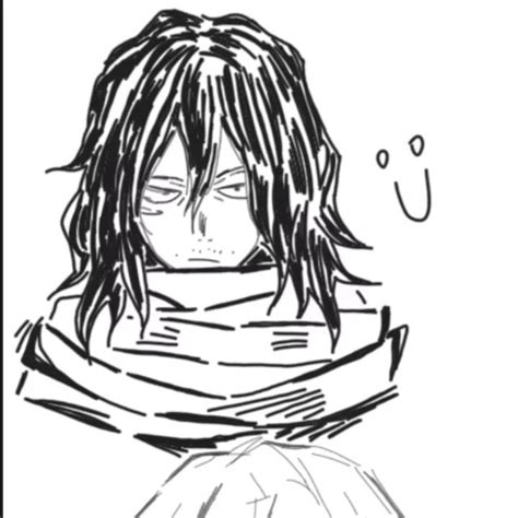 Reproduzindo O Shota Aizawa Do Anime Boku No Hero Shotaaizawa Bokunoheroacademia Drawing Em