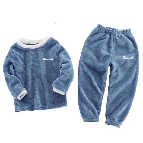 Iefiel Enfant Fille Gar On Ensemble Pyjama Flanelle Chaud V Tement De