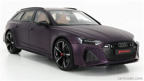 GT SPIRIT GT825 Masstab 1 18 AUDI A6 RS6 AVANT 2020 MATT MERLIN PURPLE