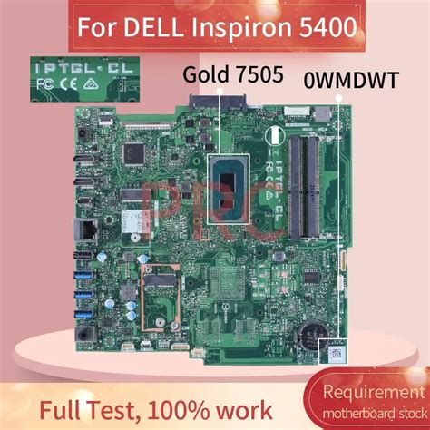 For Dell Inspiron Gold All In One Motherboard Wmdwt Iptgl Cl