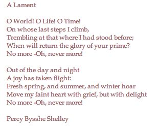 A Lament - P. B. Shelley I Am Scared, Glory, Poems, Thoughts, Learning ...