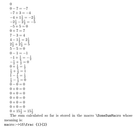 Macros Adding Up Numbers Tex Latex Stack Exchange