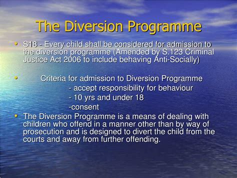 Ppt Juvenile Diversion Programme Powerpoint Presentation Free